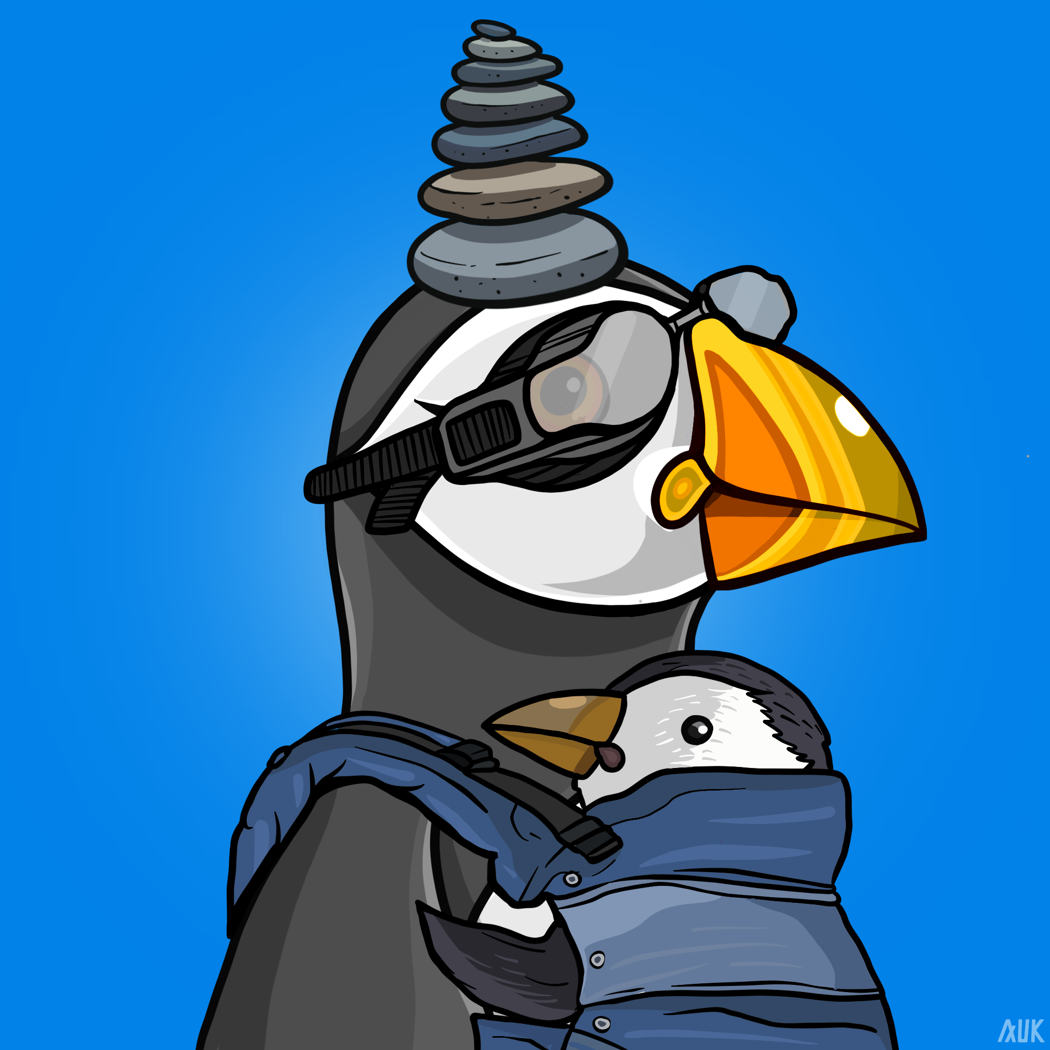 Poppin Puffins #2803 NFT on Algorand