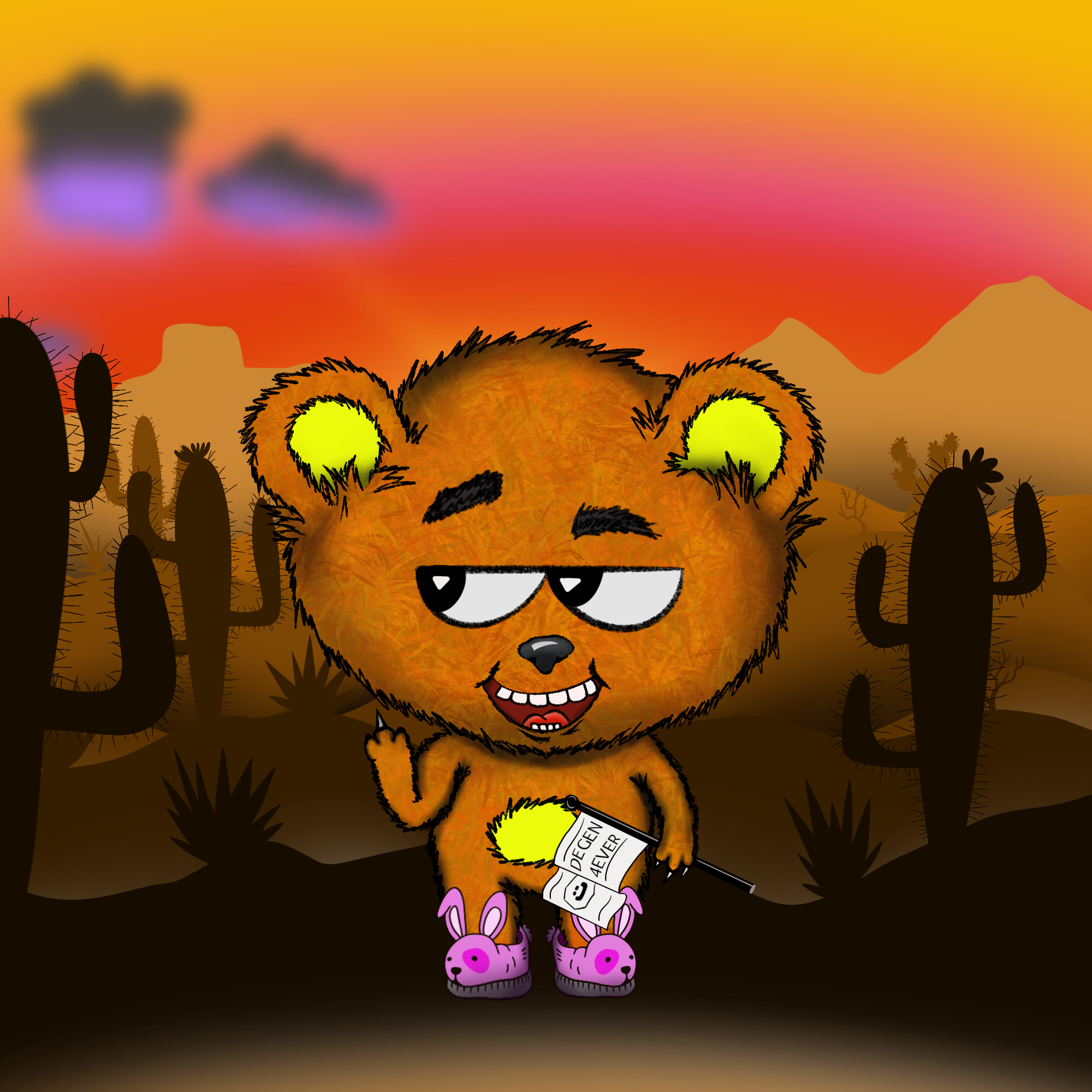 Sketchy Bears #54 NFT on Algorand