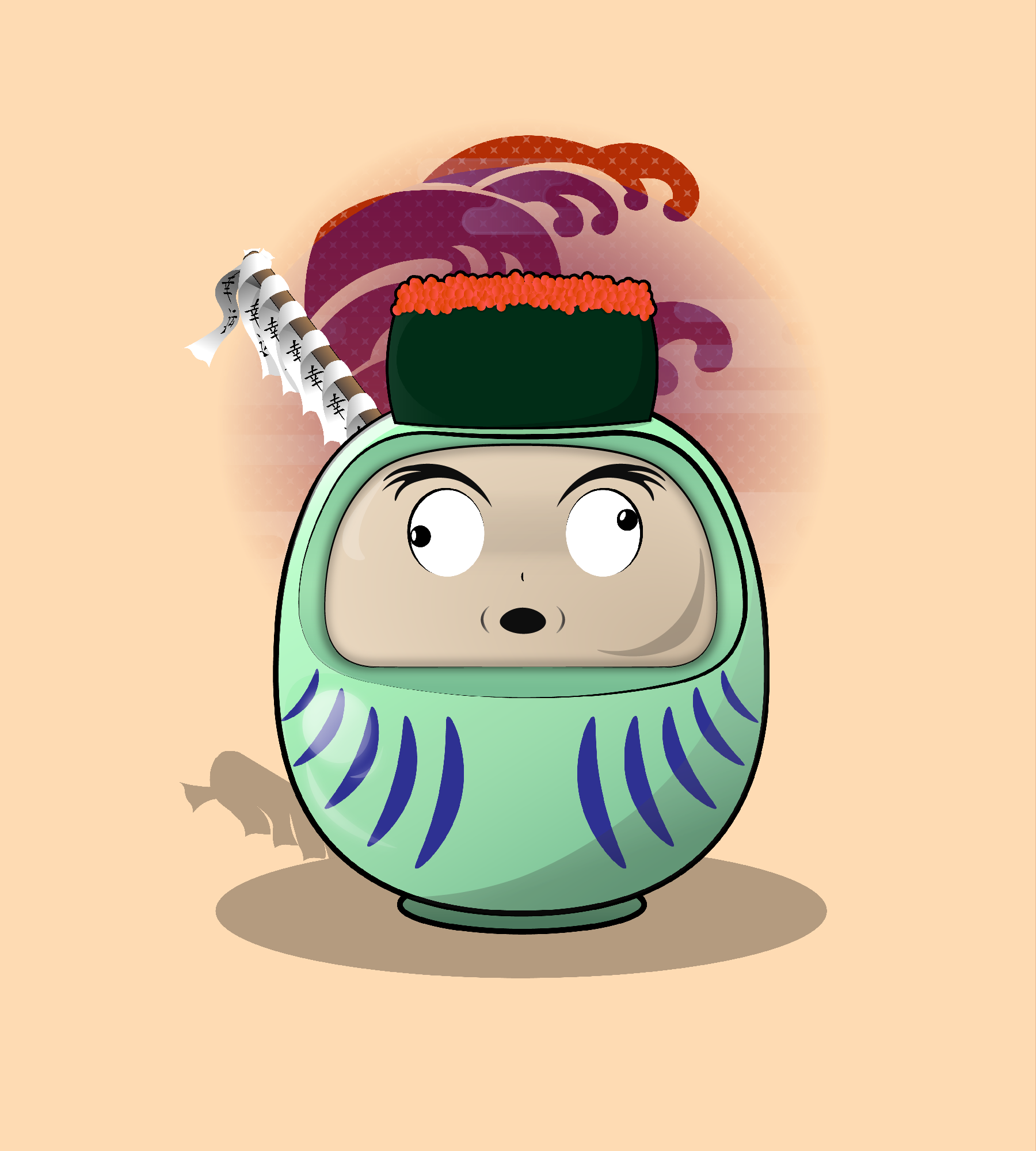 AlgoDaruma #0755 NFT on Algorand