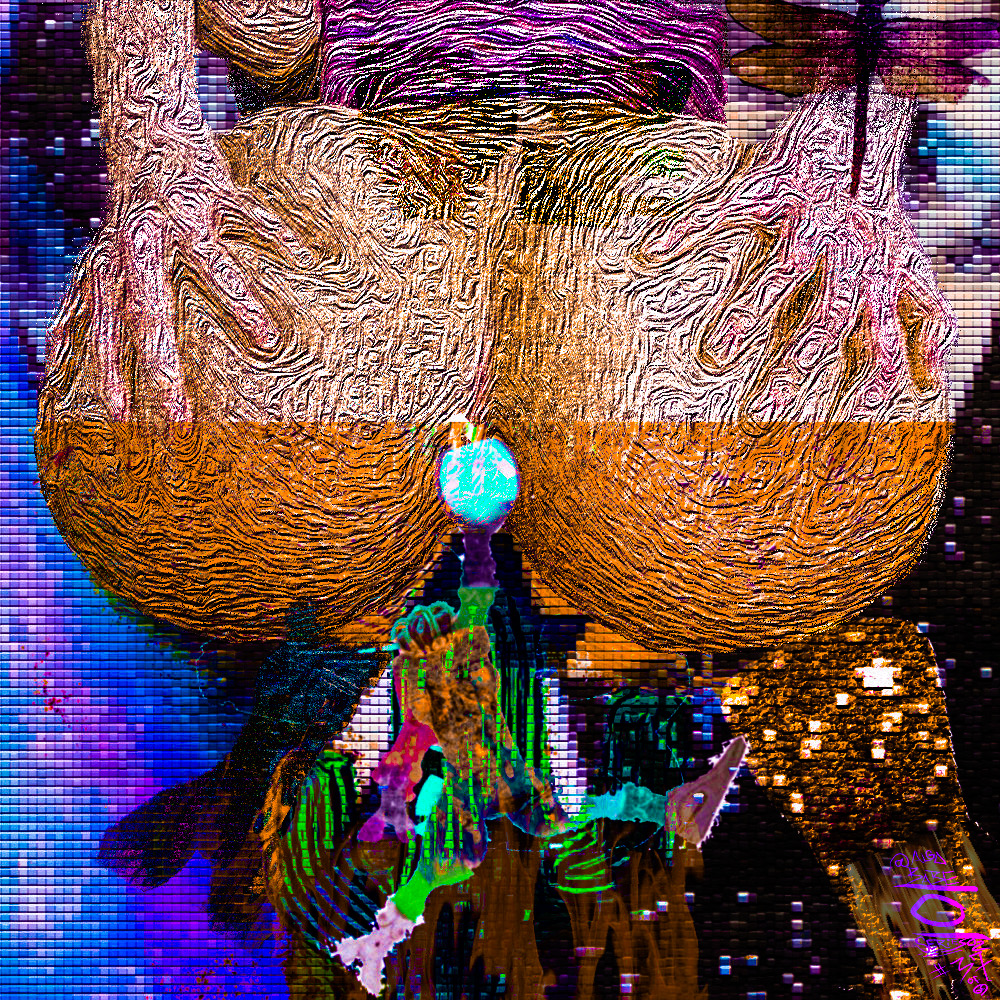 AlgoBabe#101 Collage 12/69 NFT on Algorand