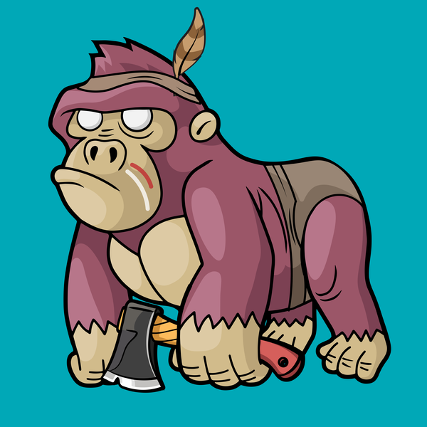 An image of Smooth Brain Gorilla #37