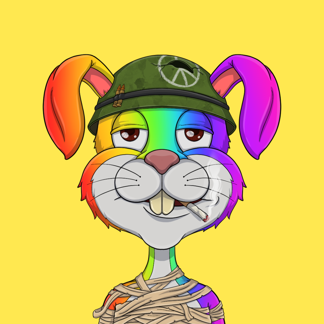 Addict Rabbit Gang 477 NFT on Algorand