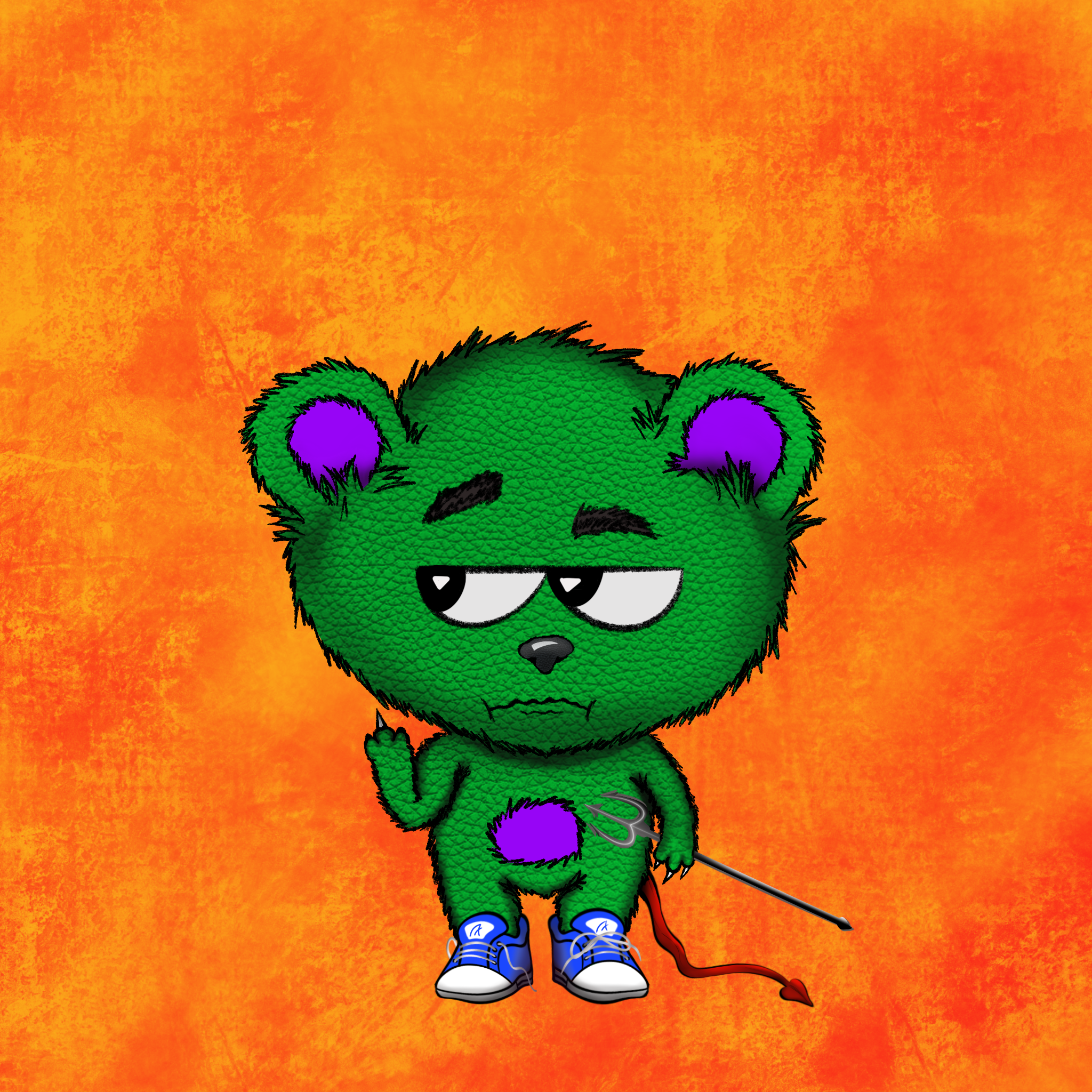 Sketchy Bears #11 NFT on Algorand