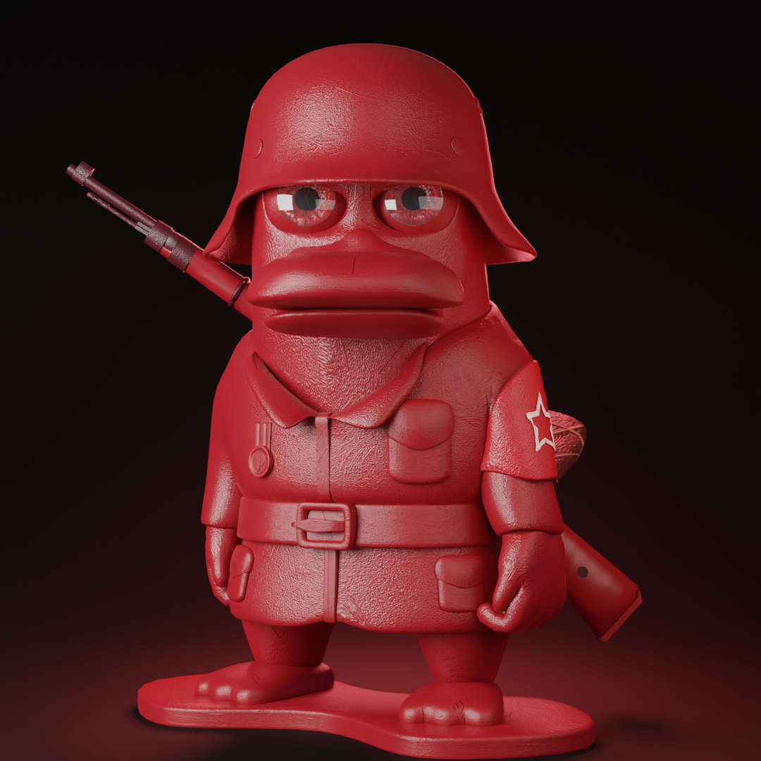 #034 Red Toy Soldier NFT on Algorand