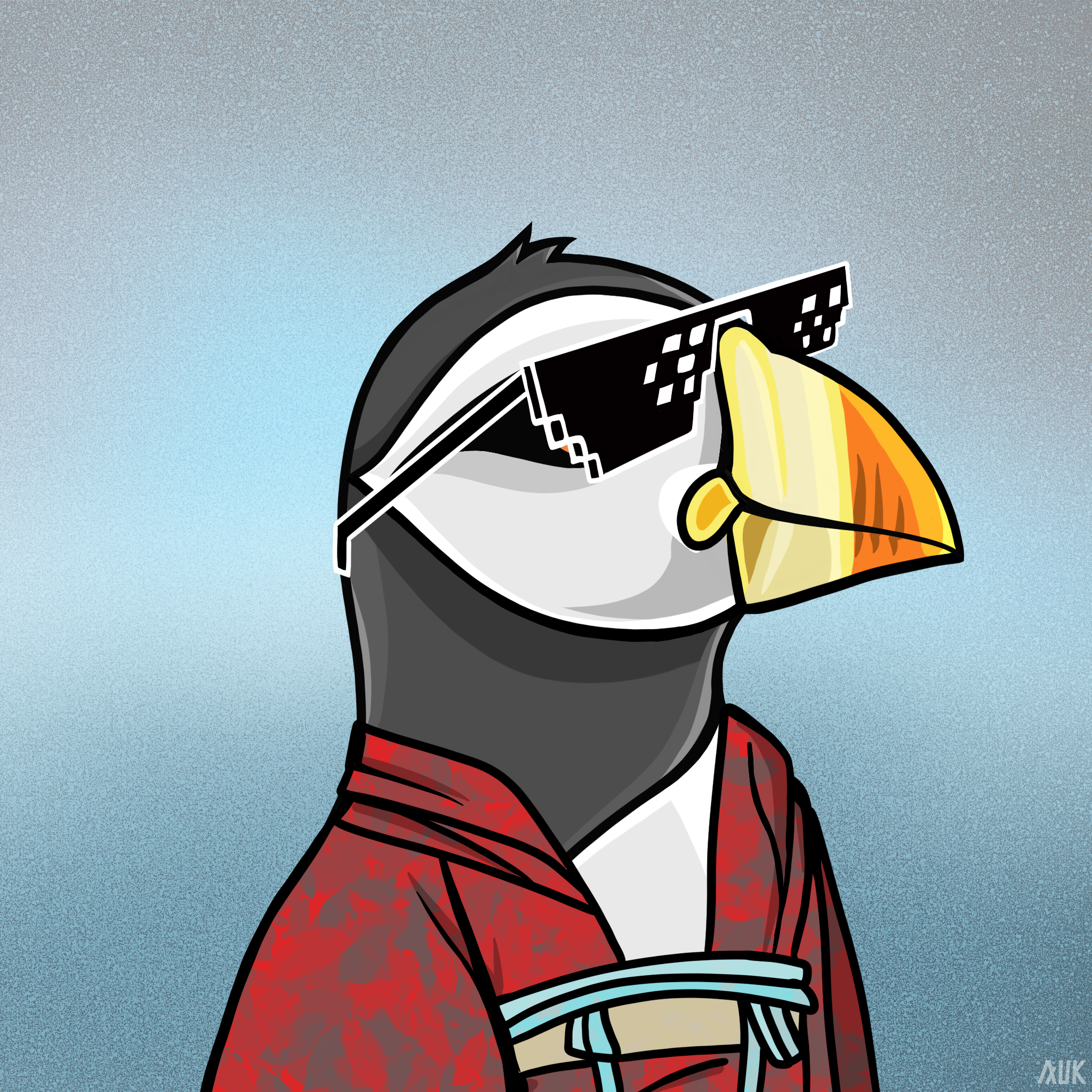 Poppin Puffins #8741 NFT on Algorand