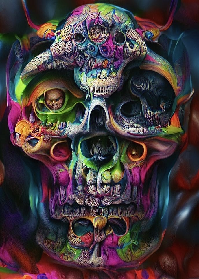 Psycho Skulls  249 NFT on Algorand