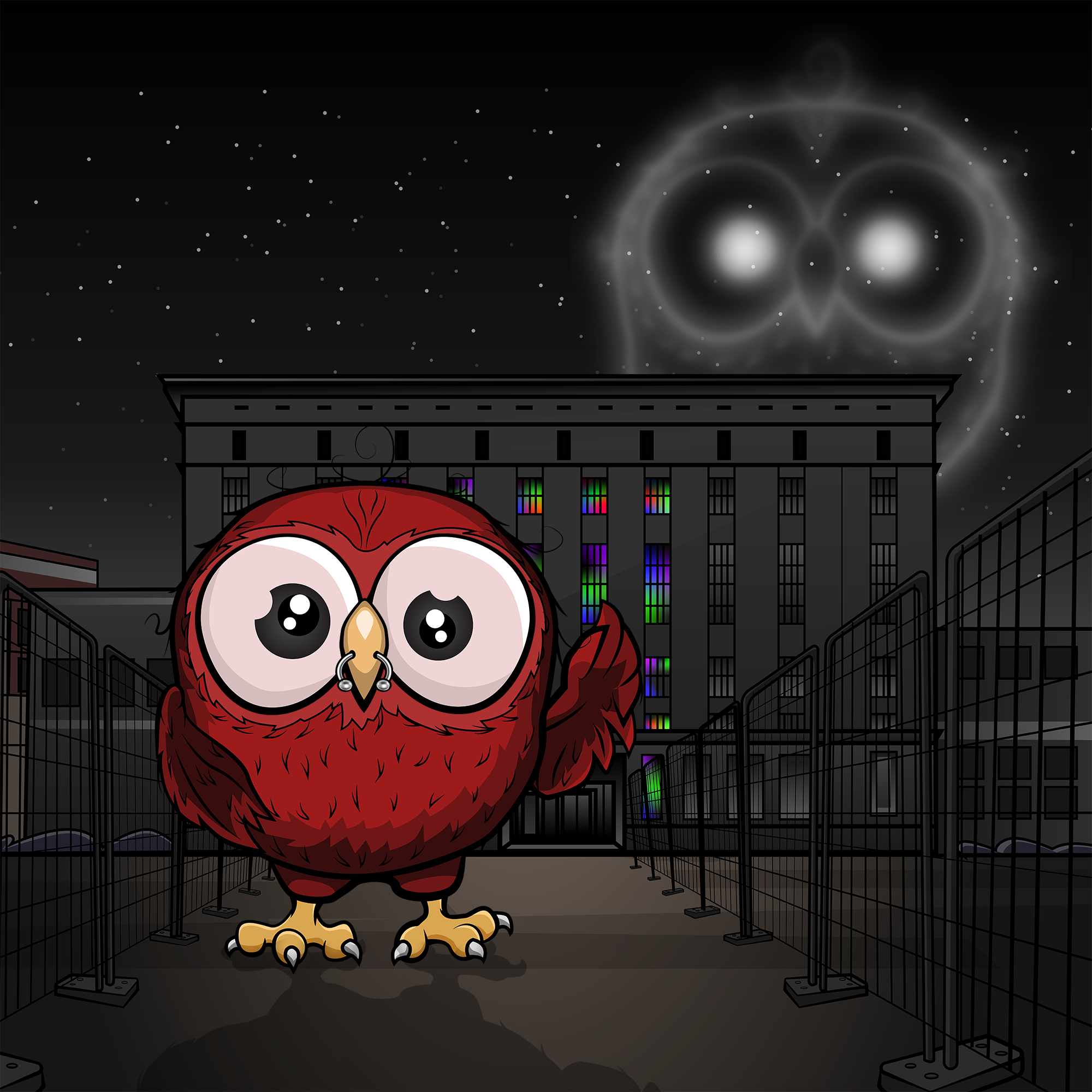 cryptOOwl 088 NFT on Algorand