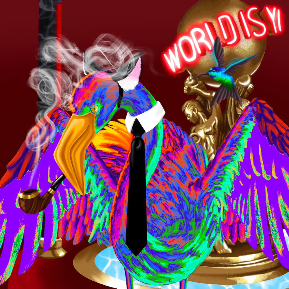 Rly Rly Rich Flamingo #40 NFT on Algorand