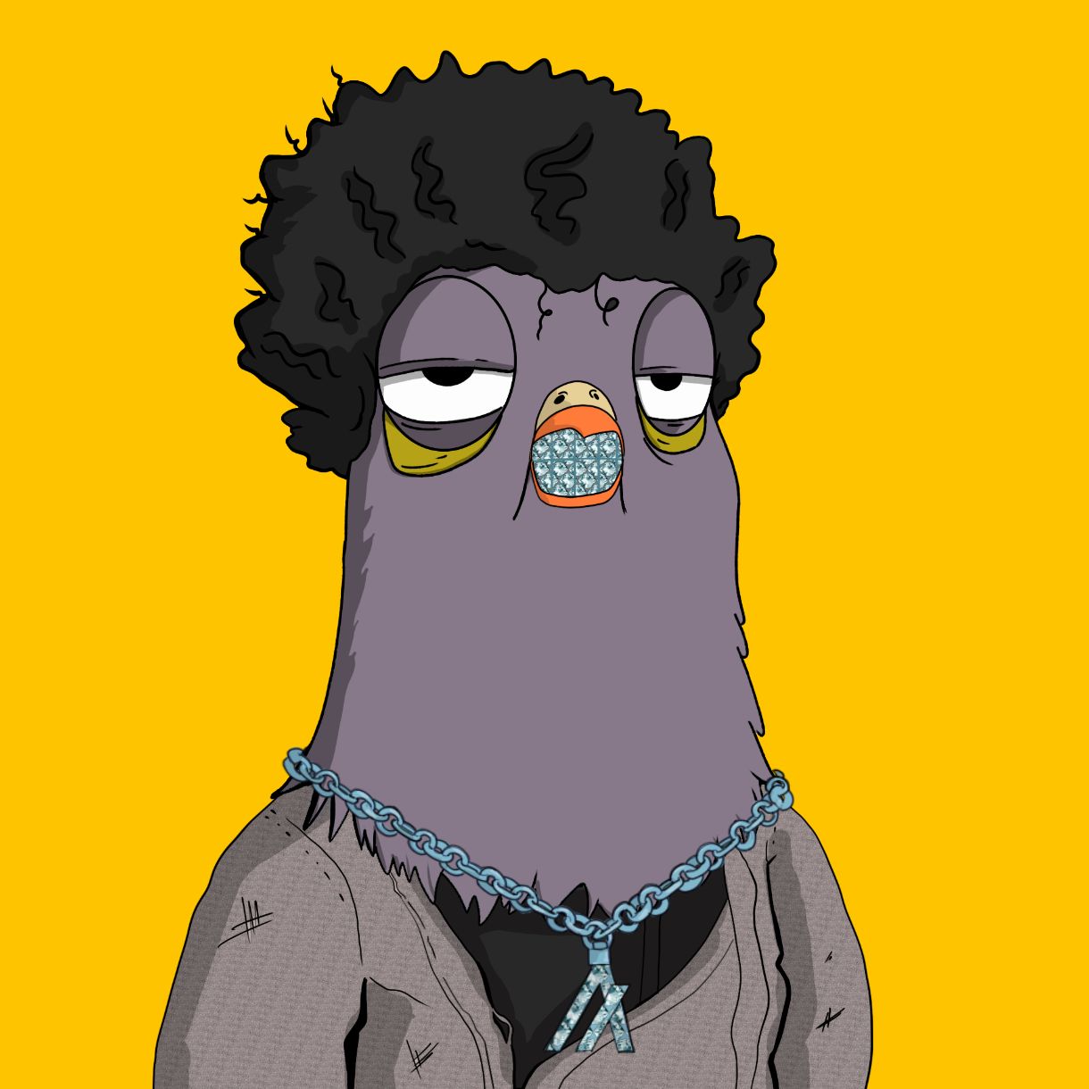 Ghetto Pigeons #0972 NFT on Algorand