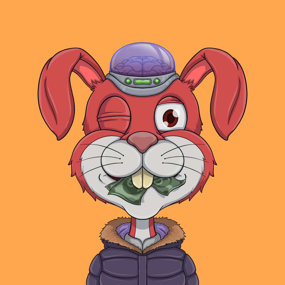 Addict Rabbit Gang 1534 NFT on Algorand