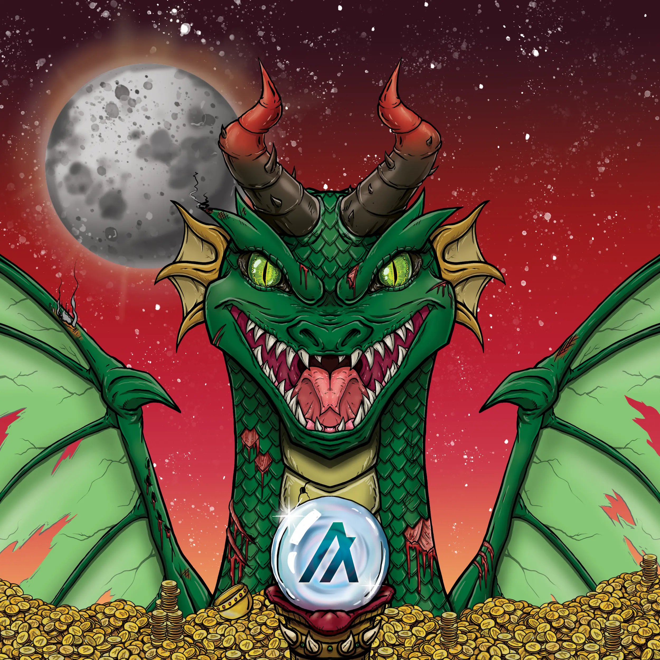 DragonFi Moon Dragons #748 NFT on Algorand