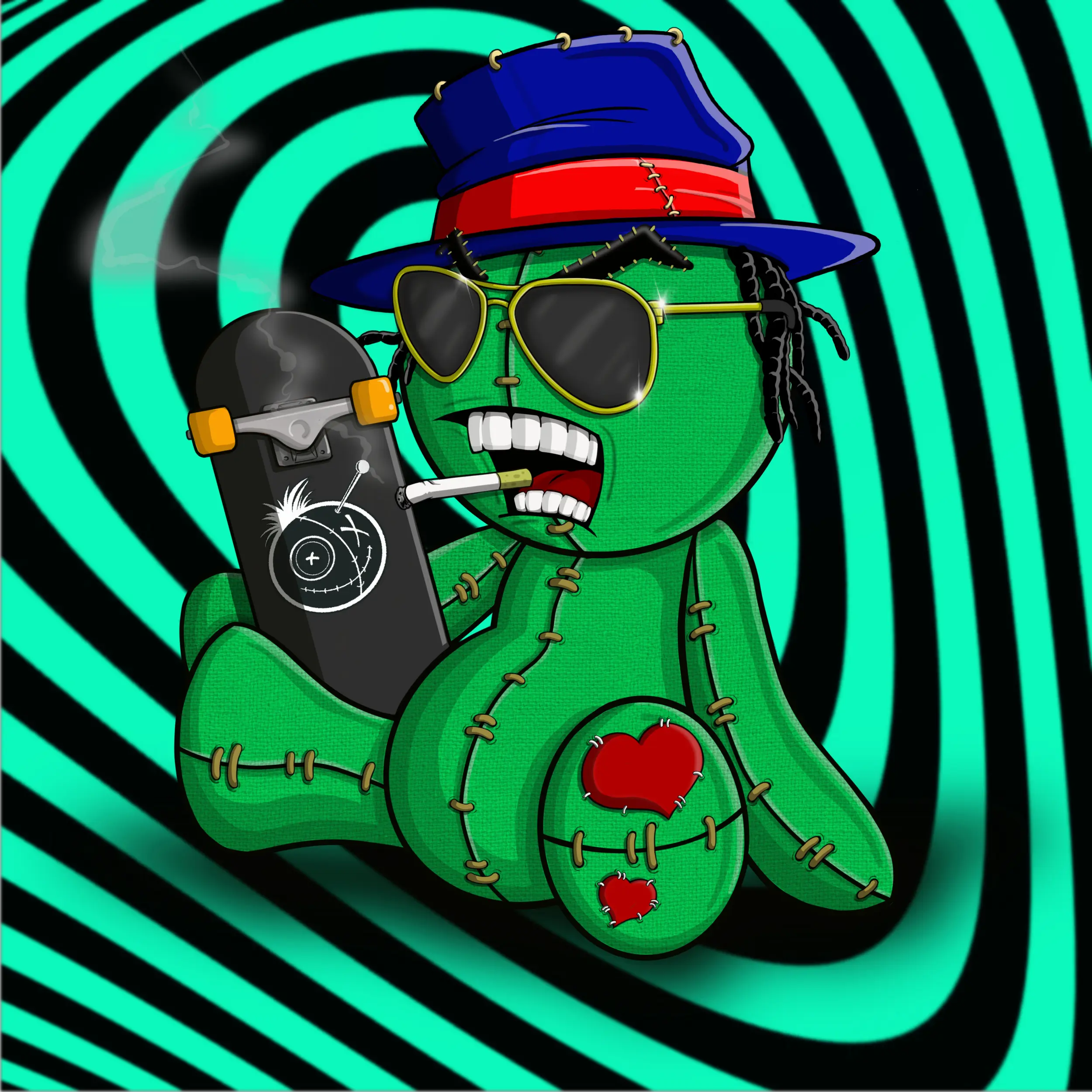 Trippy Stitch #547 NFT on Algorand