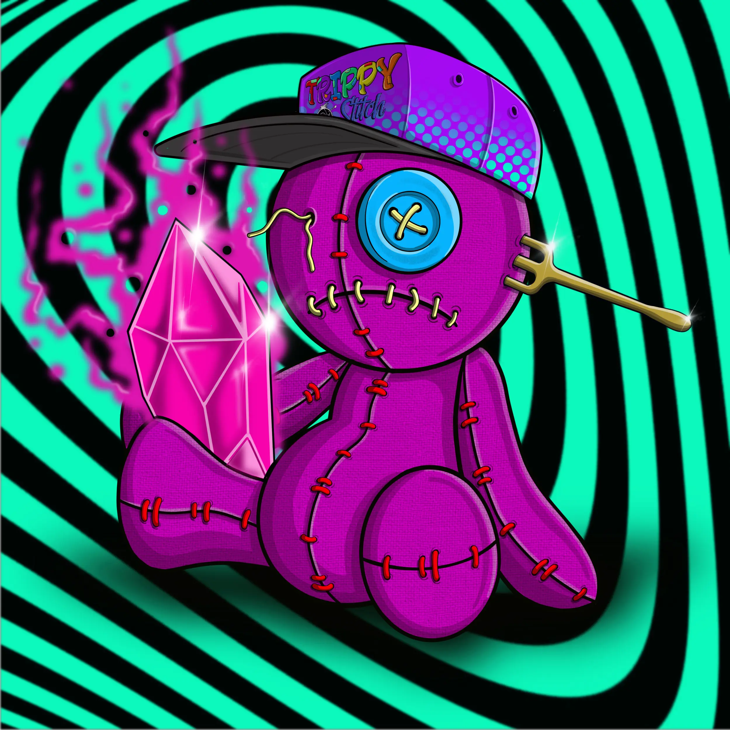 Trippy Stitch #961 NFT on Algorand