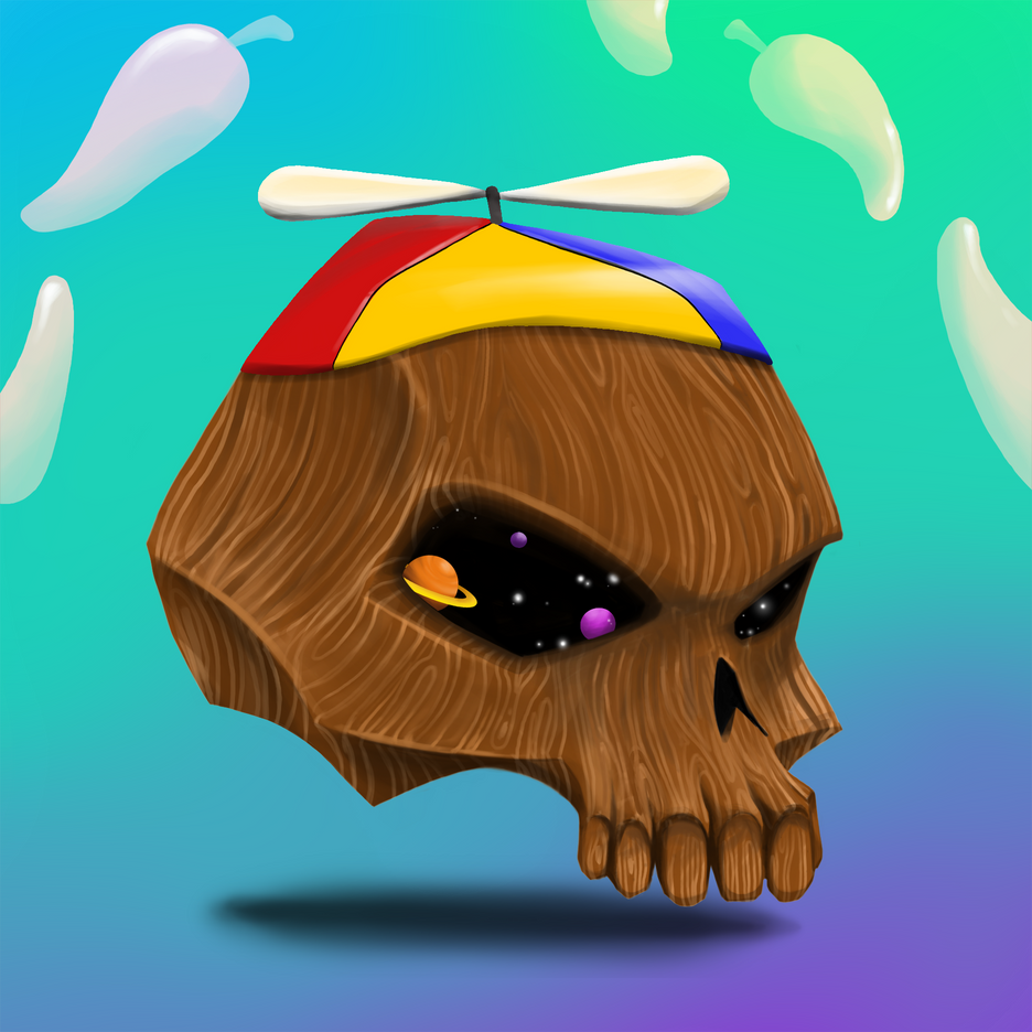 AlgoSkull #138 NFT on Algorand