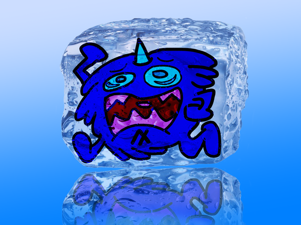 An image of Ice Cubed Algo Monster Petrify