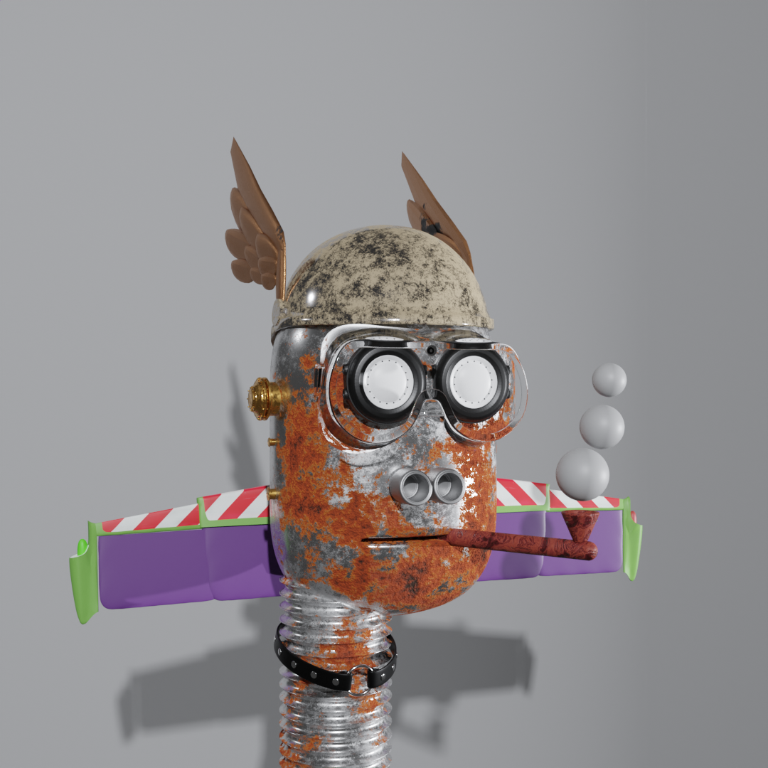 Industrial Punk Legendary #443 NFT on Algorand