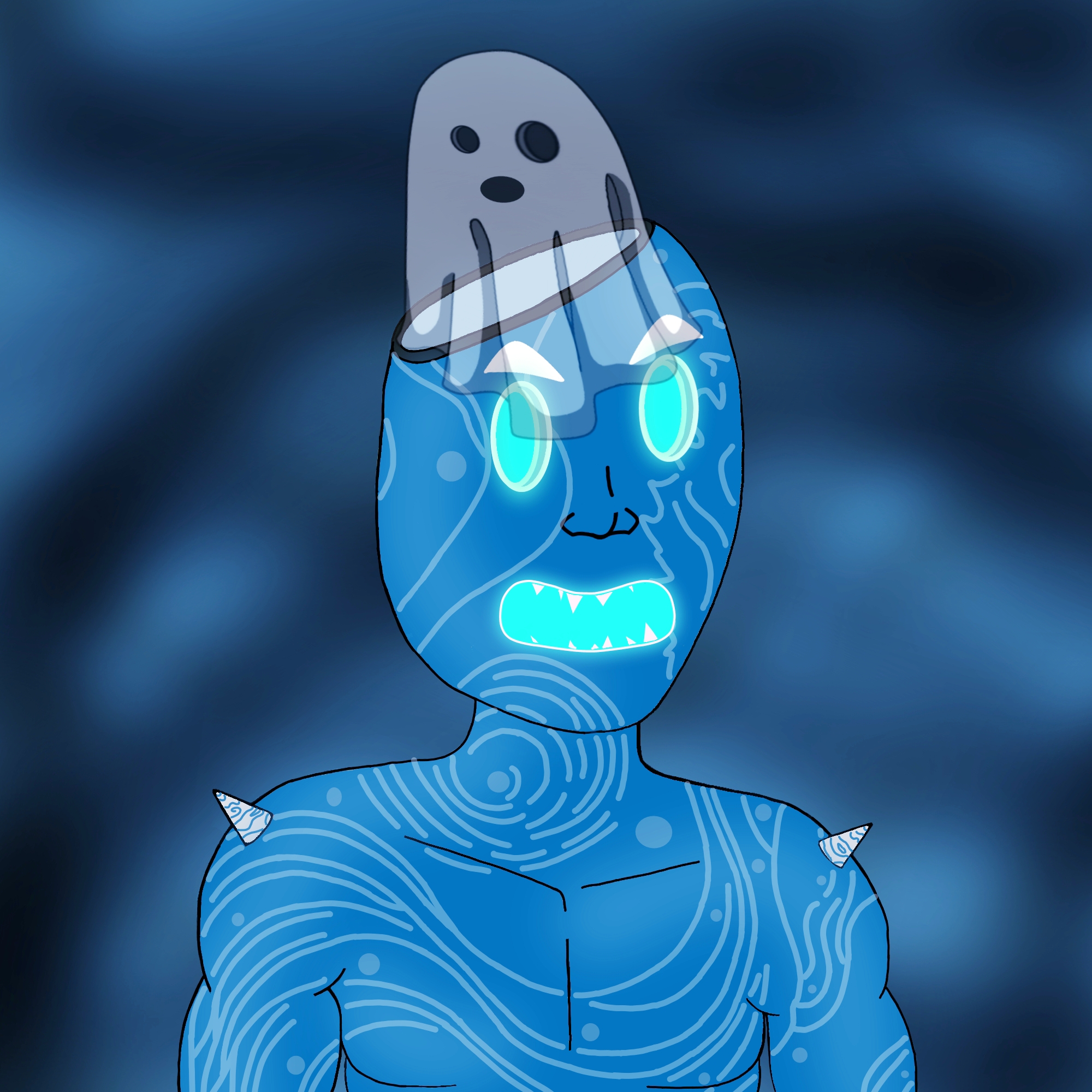 CreepyHead #003 NFT on Algorand