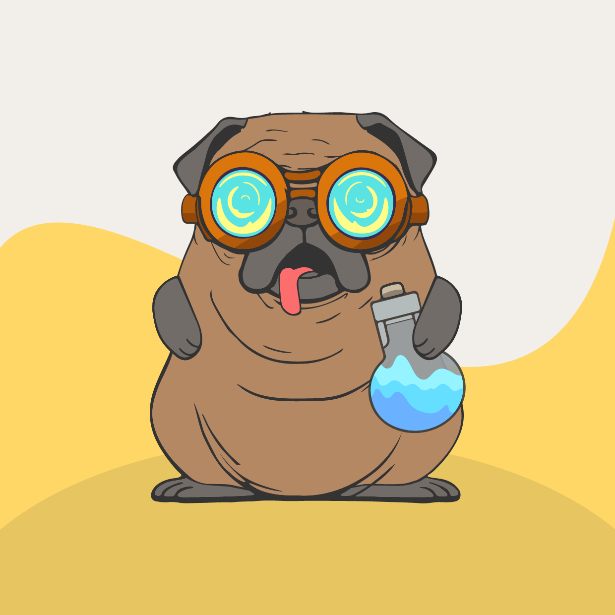 HAPPY HOOMENS DOG #122 NFT on Algorand