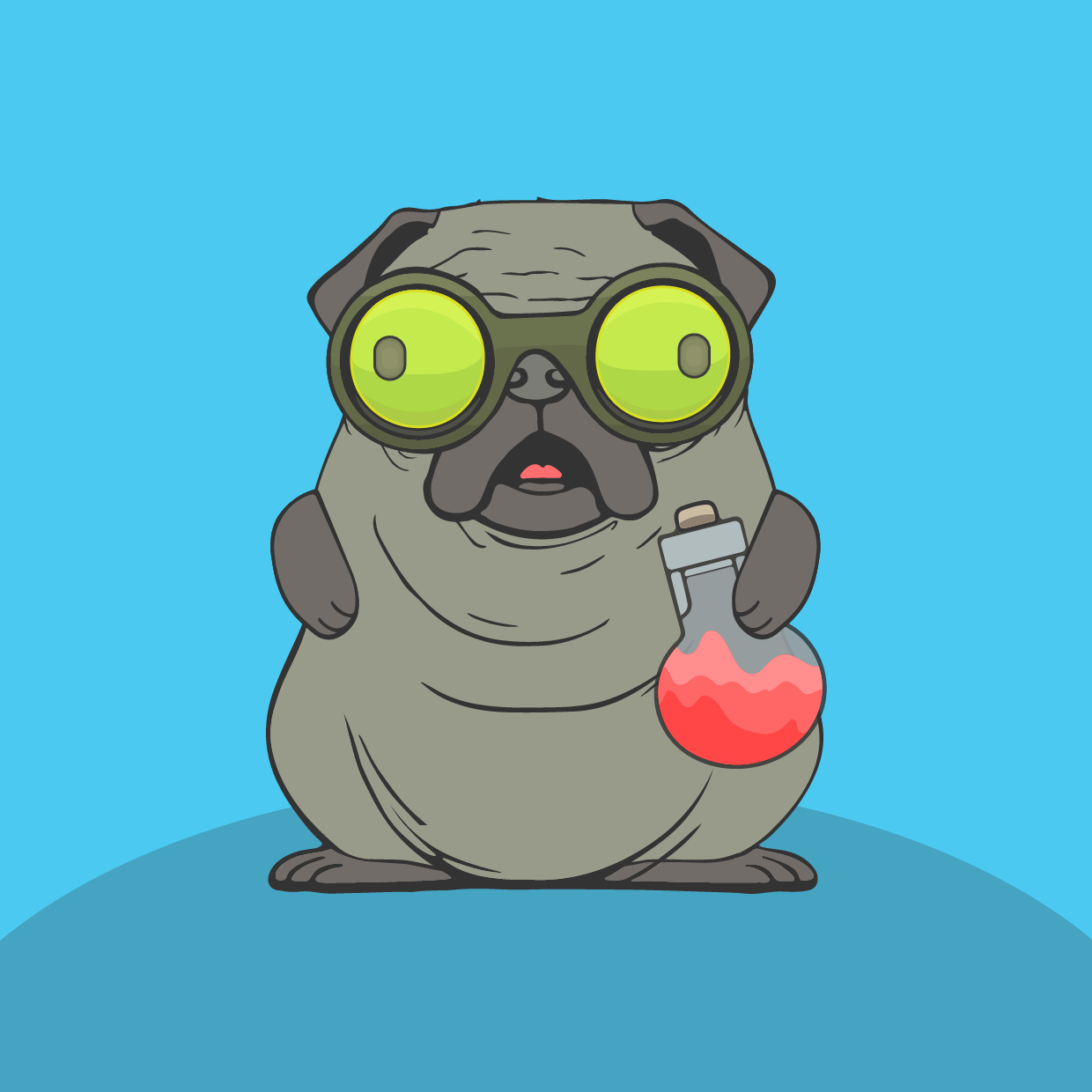 HAPPY HOOMENS DOG #123 NFT on Algorand