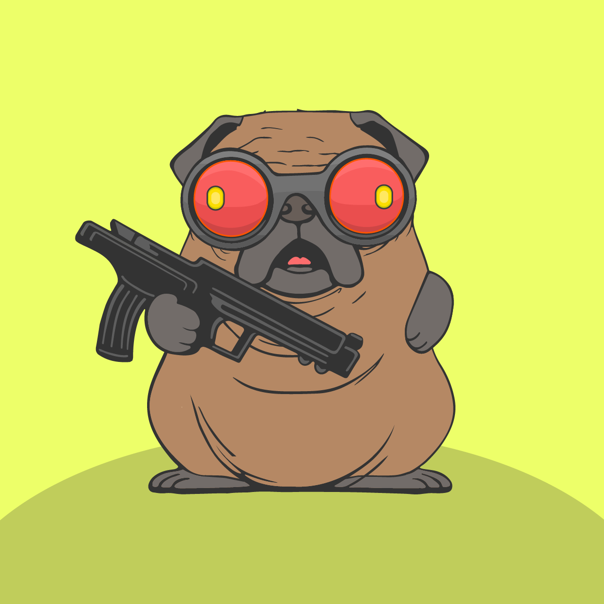 HAPPY HOOMENS DOG #215 NFT on Algorand