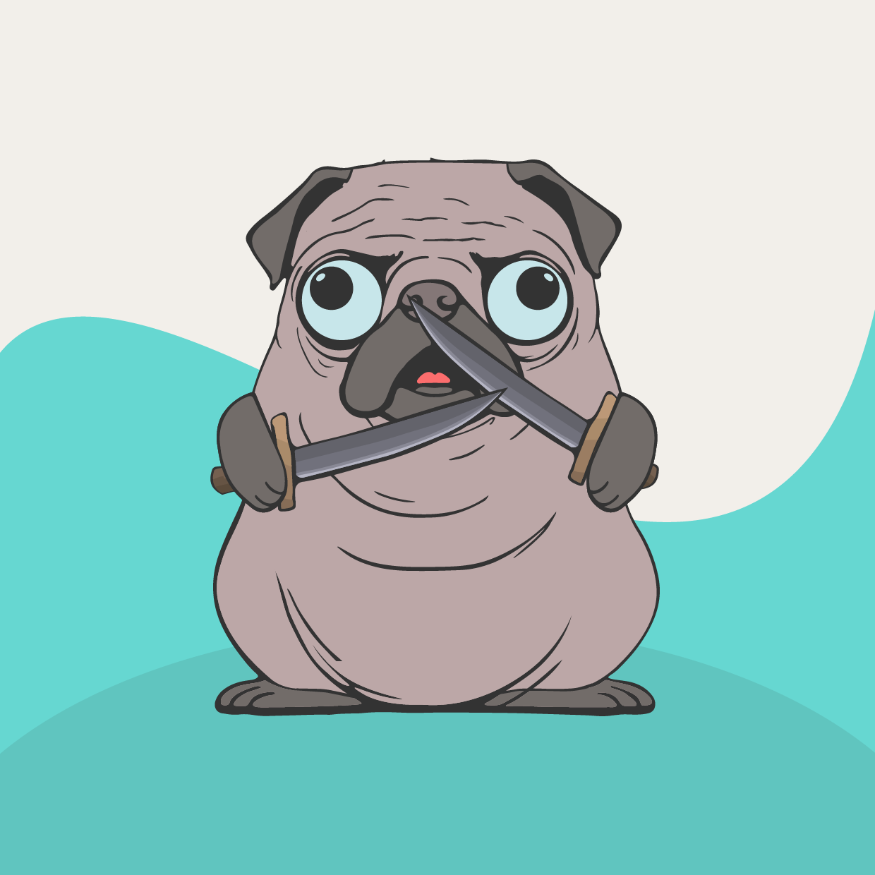 HAPPY HOOMENS DOG #225 NFT on Algorand