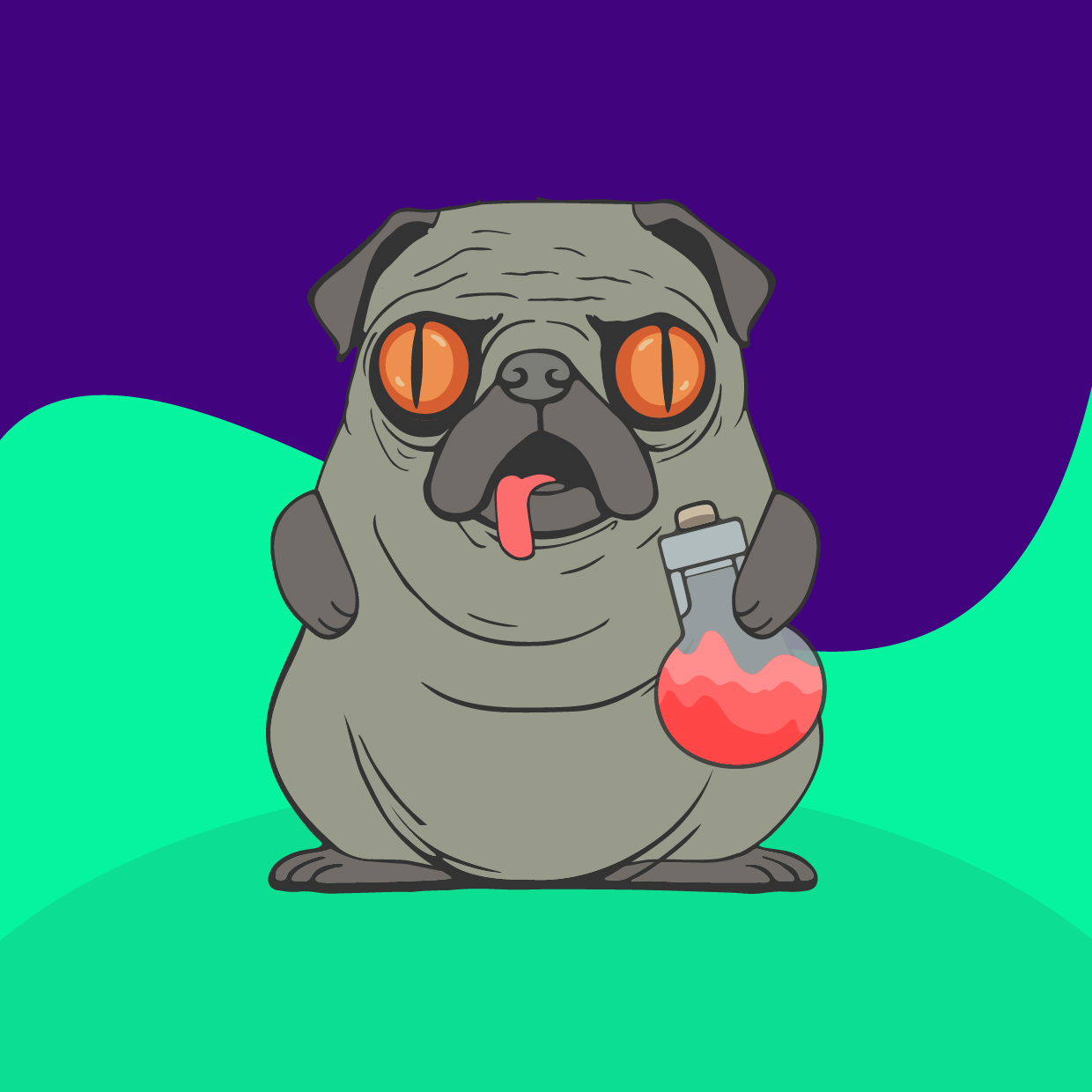 HAPPY HOOMENS DOG #230 NFT on Algorand