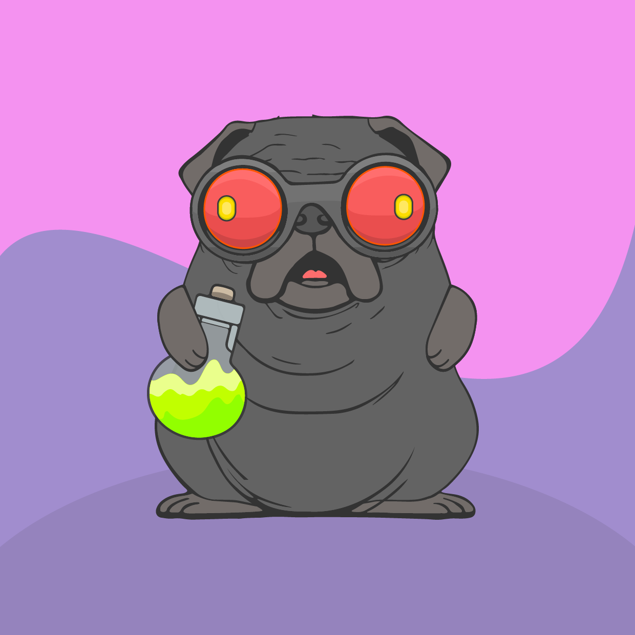 HAPPY HOOMENS DOG #351 NFT on Algorand