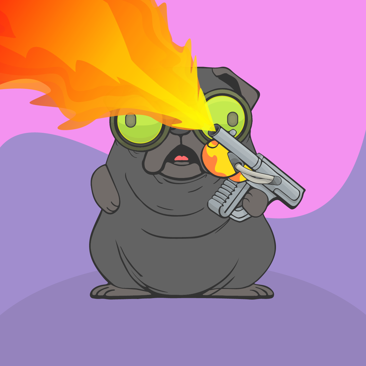 HAPPY HOOMENS DOG #375 NFT on Algorand