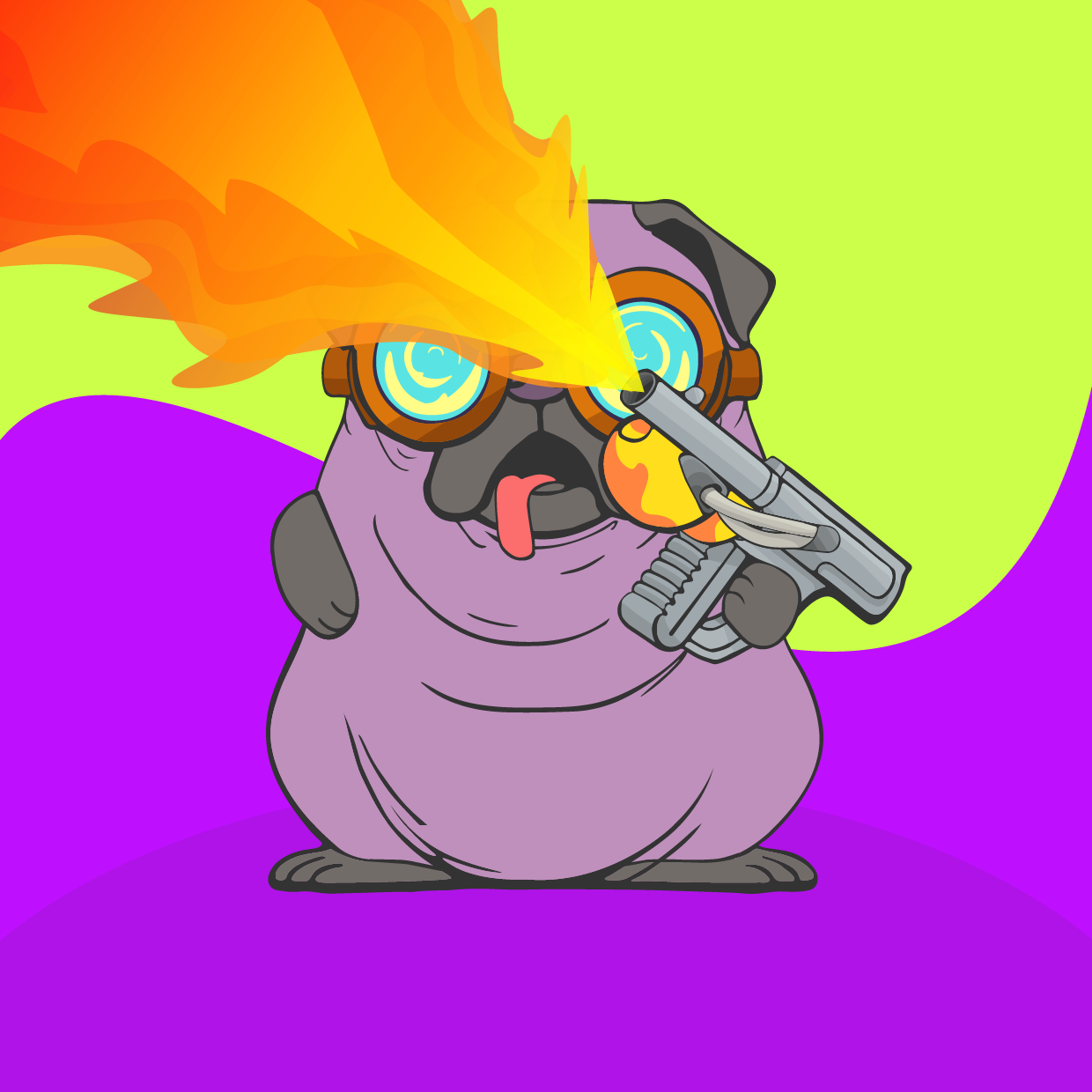 HAPPY HOOMENS DOG #420 NFT on Algorand