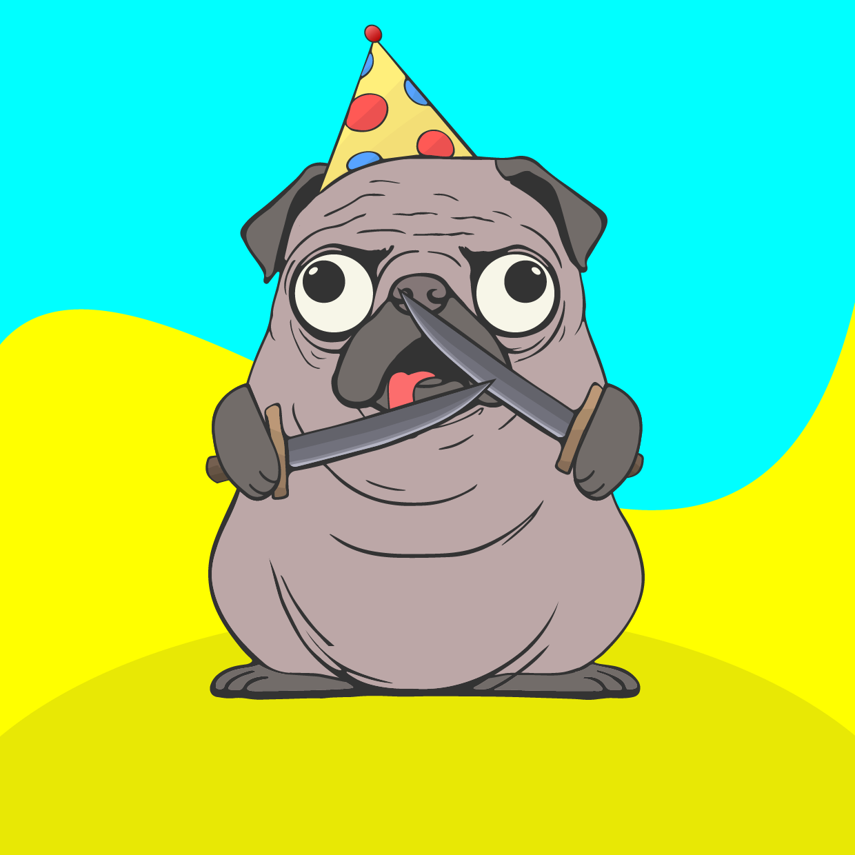 HAPPY HOOMENS DOG #49 NFT on Algorand