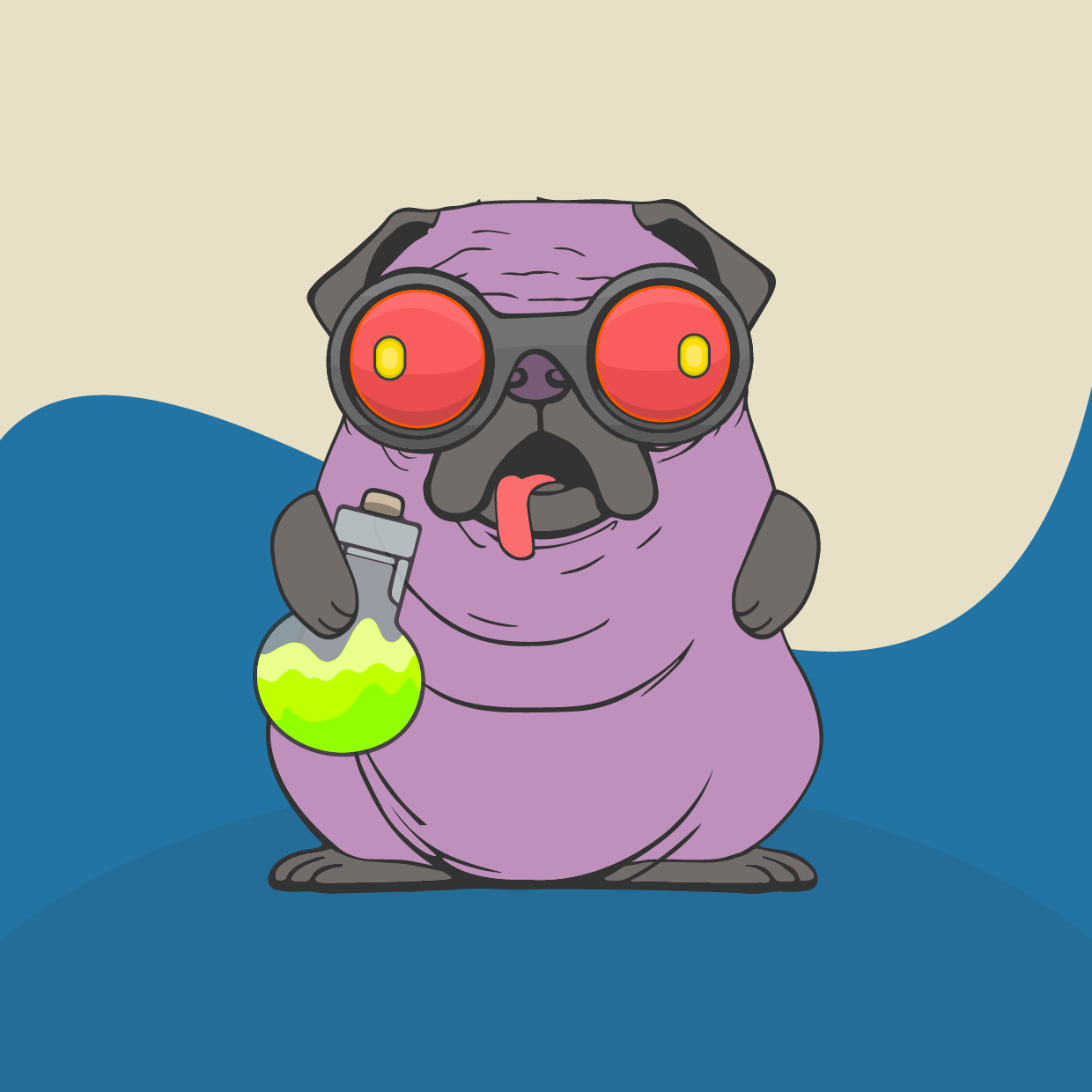 HAPPY HOOMENS DOG #506 NFT on Algorand