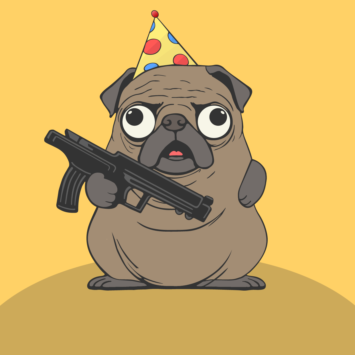 HAPPY HOOMENS DOG #51 NFT on Algorand