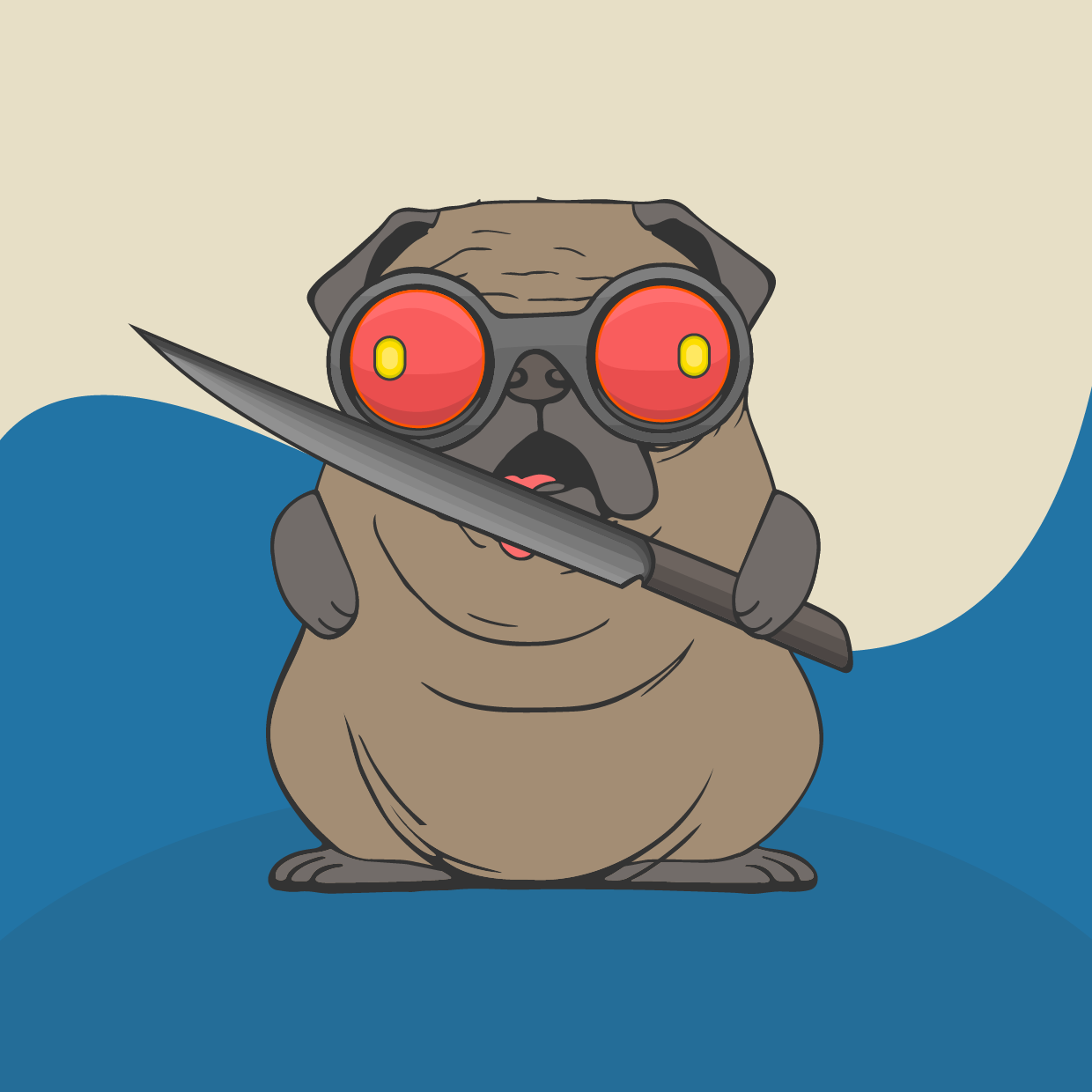 HAPPY HOOMENS DOG #54 NFT on Algorand