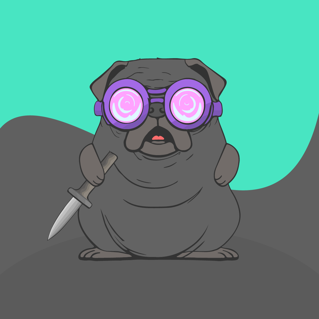 HAPPY HOOMENS DOG #56 NFT on Algorand