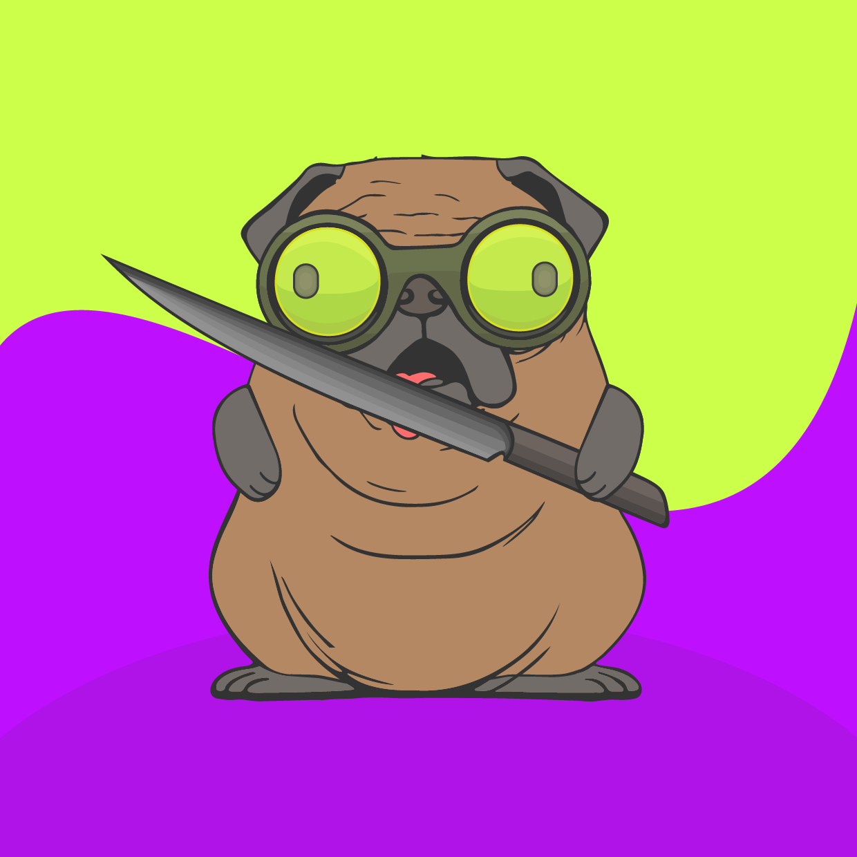 HAPPY HOOMENS DOG #66 NFT on Algorand