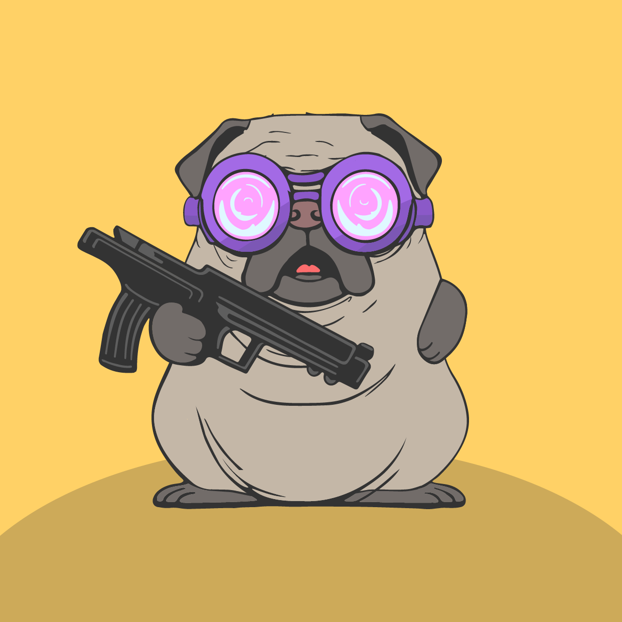 HAPPY HOOMENS DOG #78 NFT on Algorand