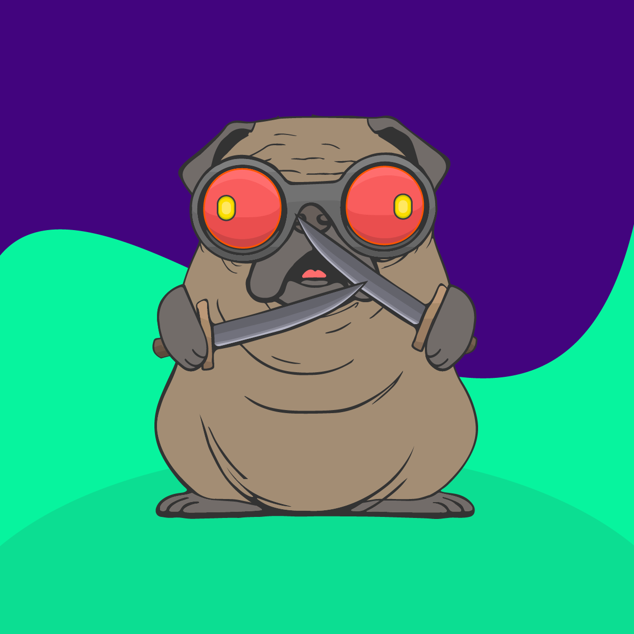 HAPPY HOOMENS DOG #79 NFT on Algorand