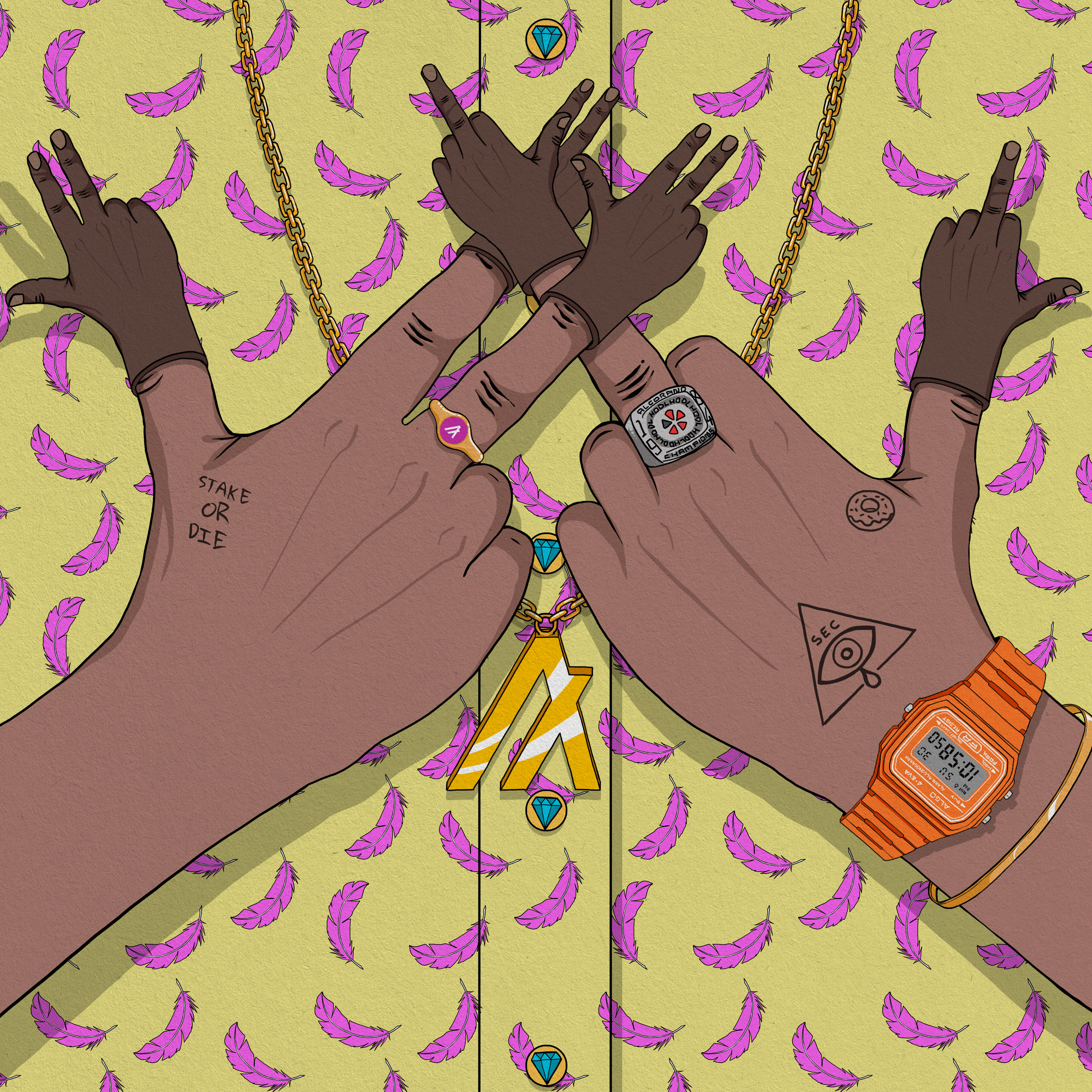 Algo Hands #0113 NFT on Algorand