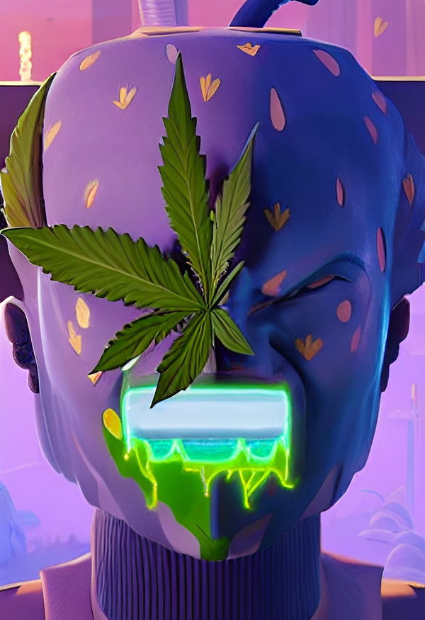 An image of AI Pothead #54