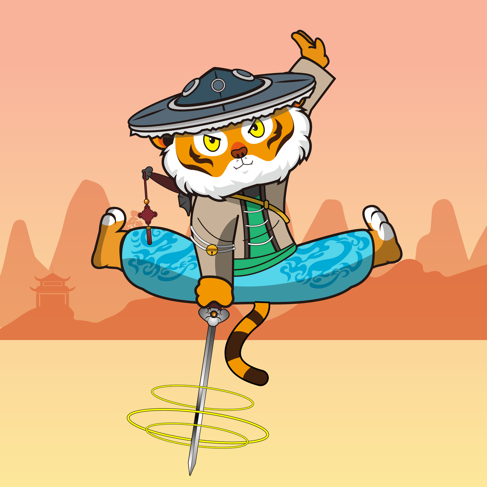 Wushu Chi #1140 NFT on Algorand