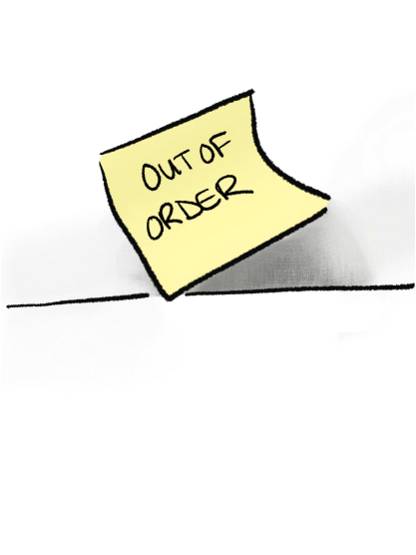 Note, Out of Order