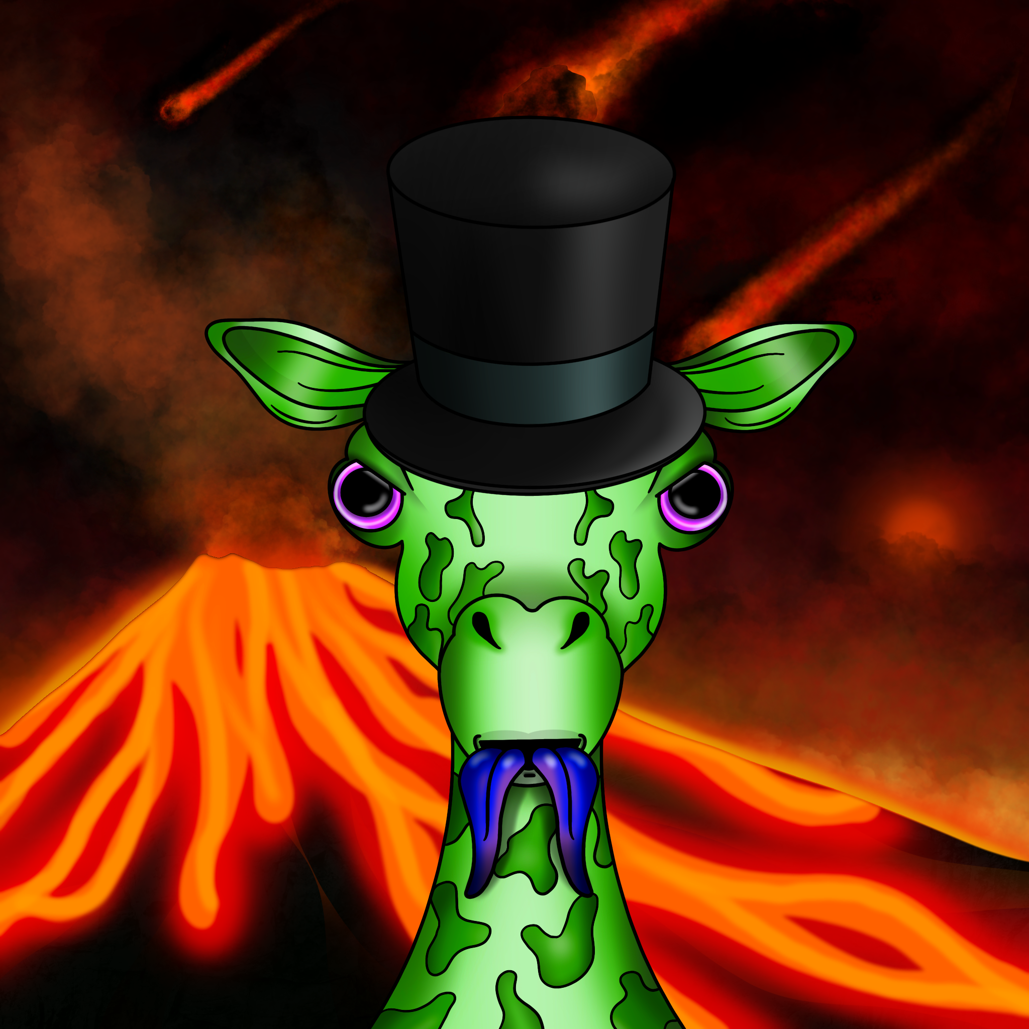 Cool Giraffe Gen2 #527 NFT on Algorand