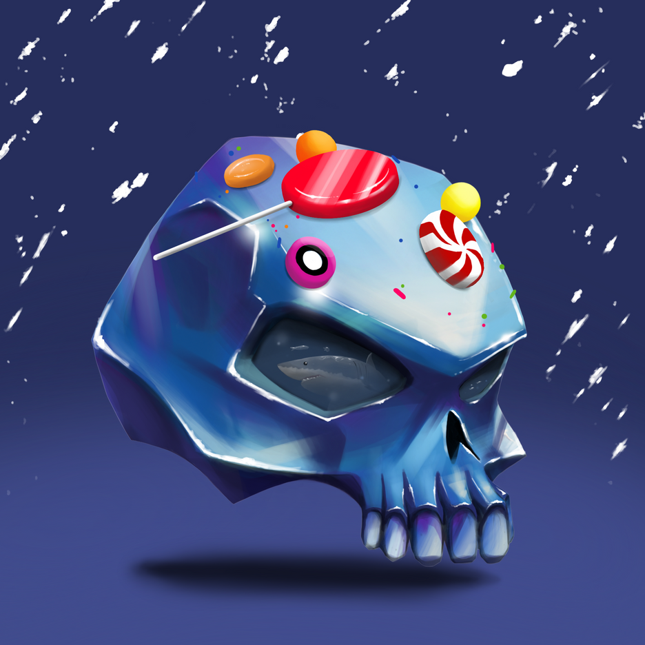 AlgoSkull #2093 NFT on Algorand