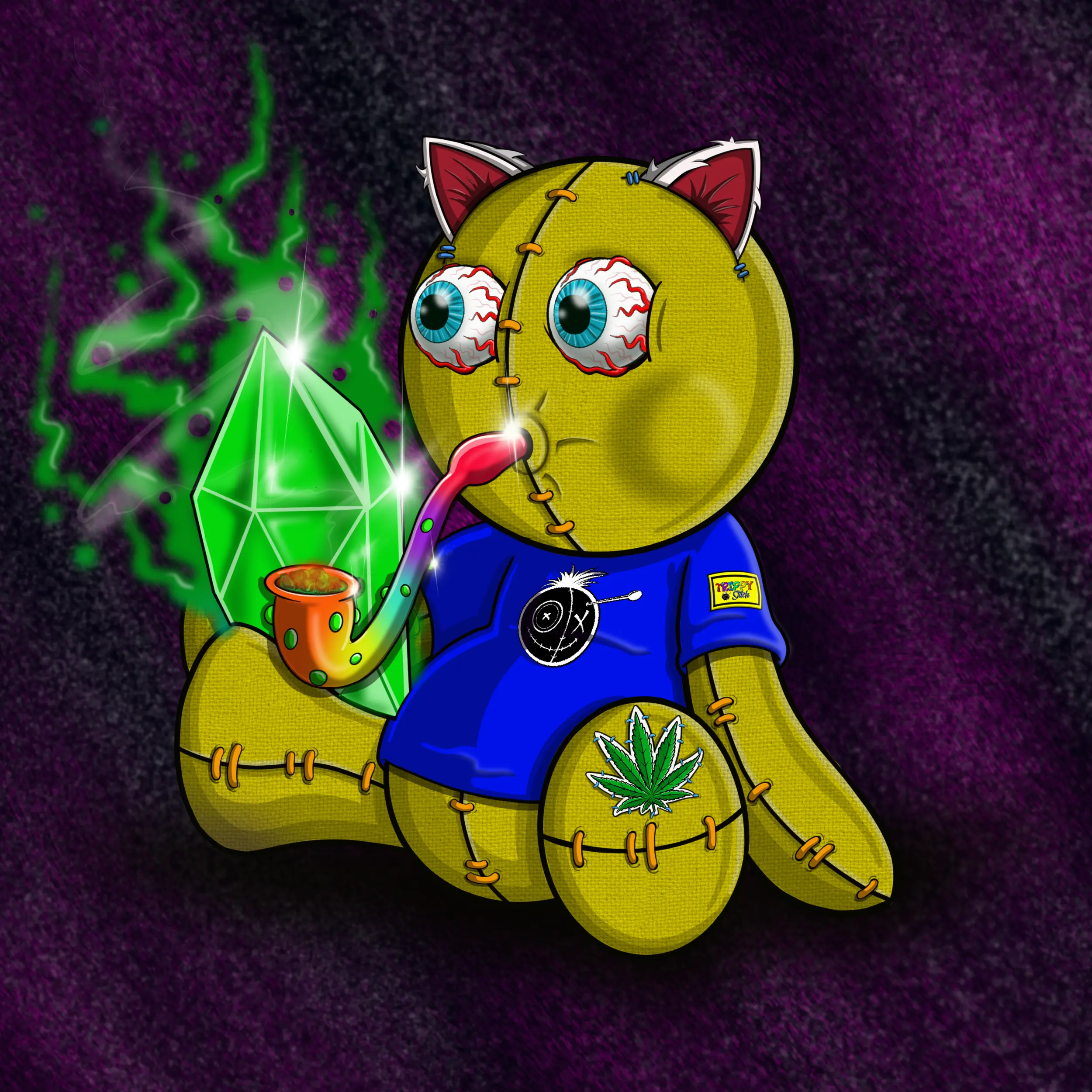 Trippy Stitch #1144 NFT on Algorand