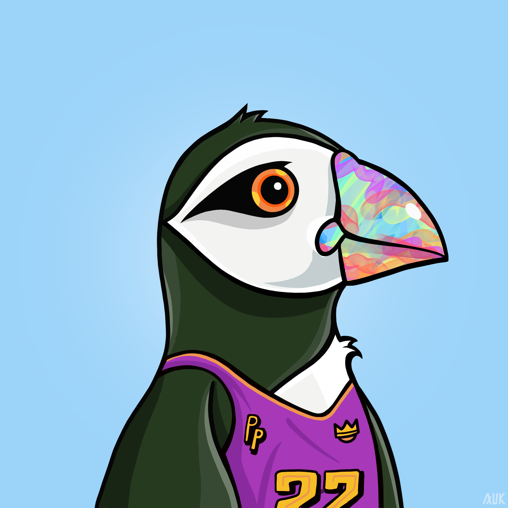 Poppin Puffins #8794 NFT on Algorand