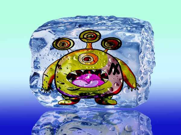 An image of Ice Cubed Algo Monster Pinguid