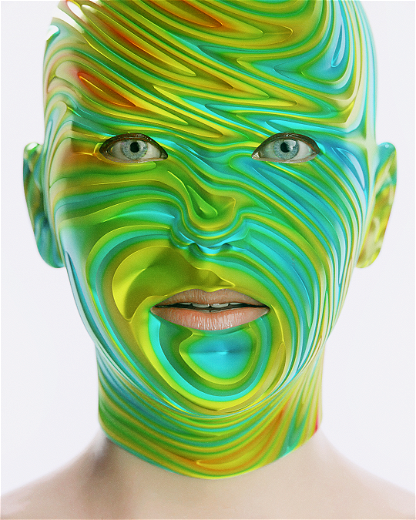 9Wave Green Mask