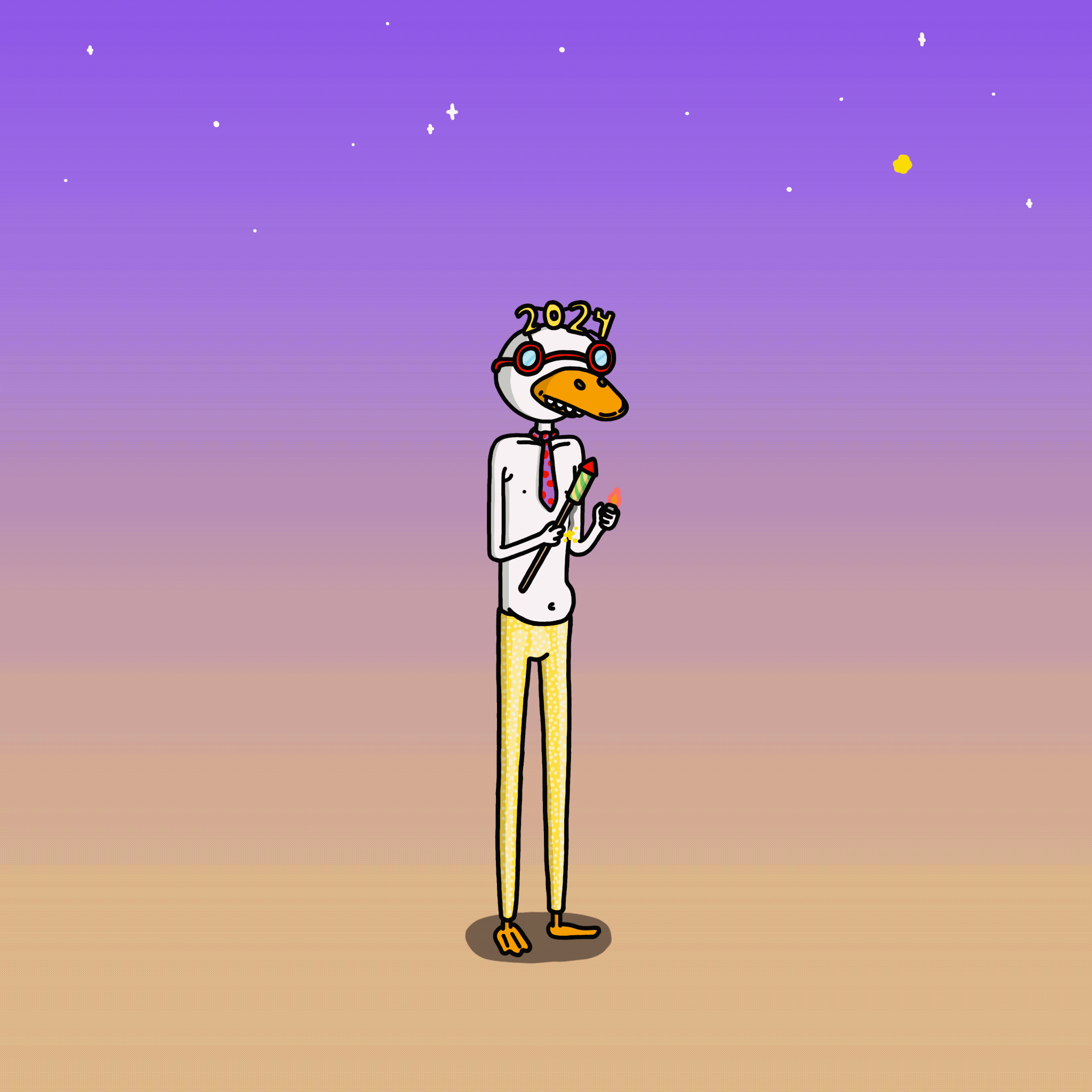 New Year Goot NFT on Algorand