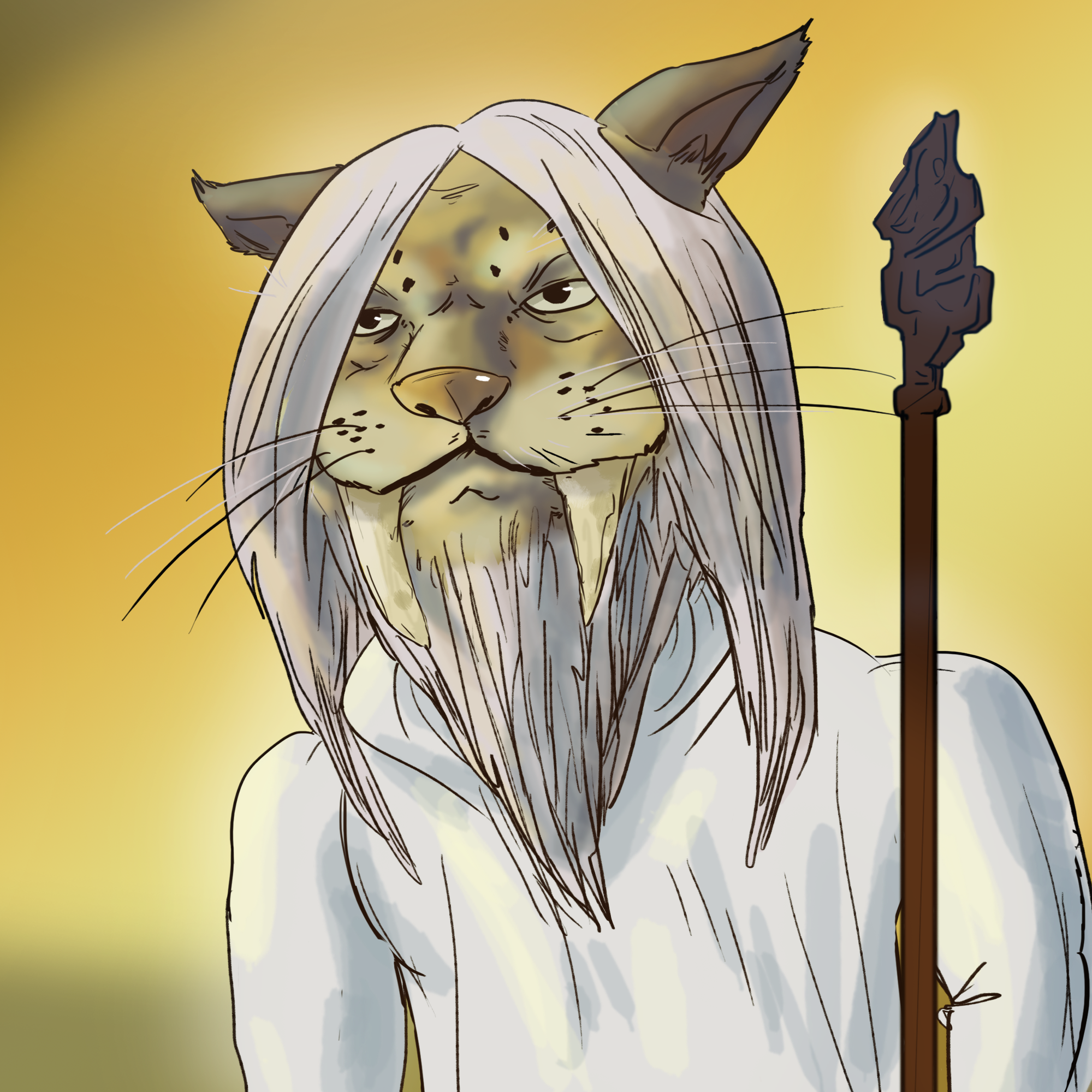 Saber-Toothed Tiger #0016 NFT on Algorand
