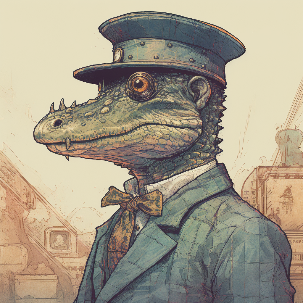 The Algogators #37  NFT on Algorand